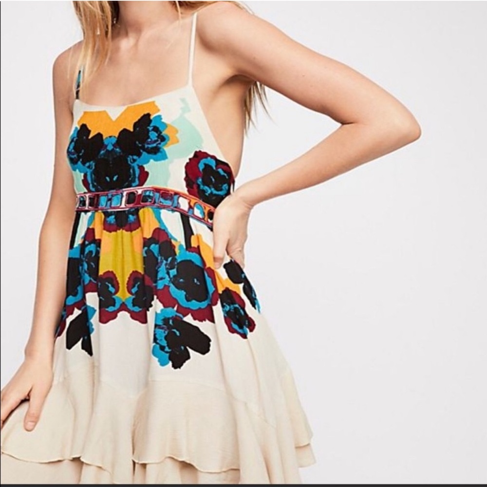 Free People Sweet Lucy Slip Dress in Magnolia